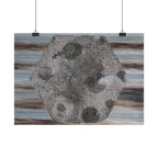 Rustieke poster met maansteen — Horizontale wanddecoratie 