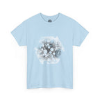 Hex Moon Graphic Tee Design Hex31 — Distressed Space Cheese Vintage Astronomy T-Shirt