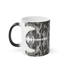 Magic Mug — Green Moon Tree Silhouette Color-Changing Coffee Mug