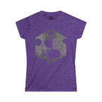 Women's T-Shirt — Distressed Hexagon Cheese Graphic Tee