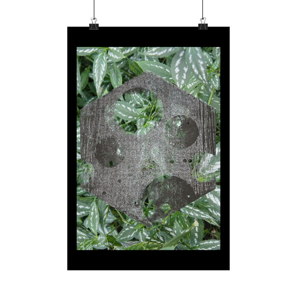 Botanical Moon Poster — Matte Vertical Art Print
