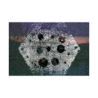 Abstract Hexagon Nightscape Matte Poster