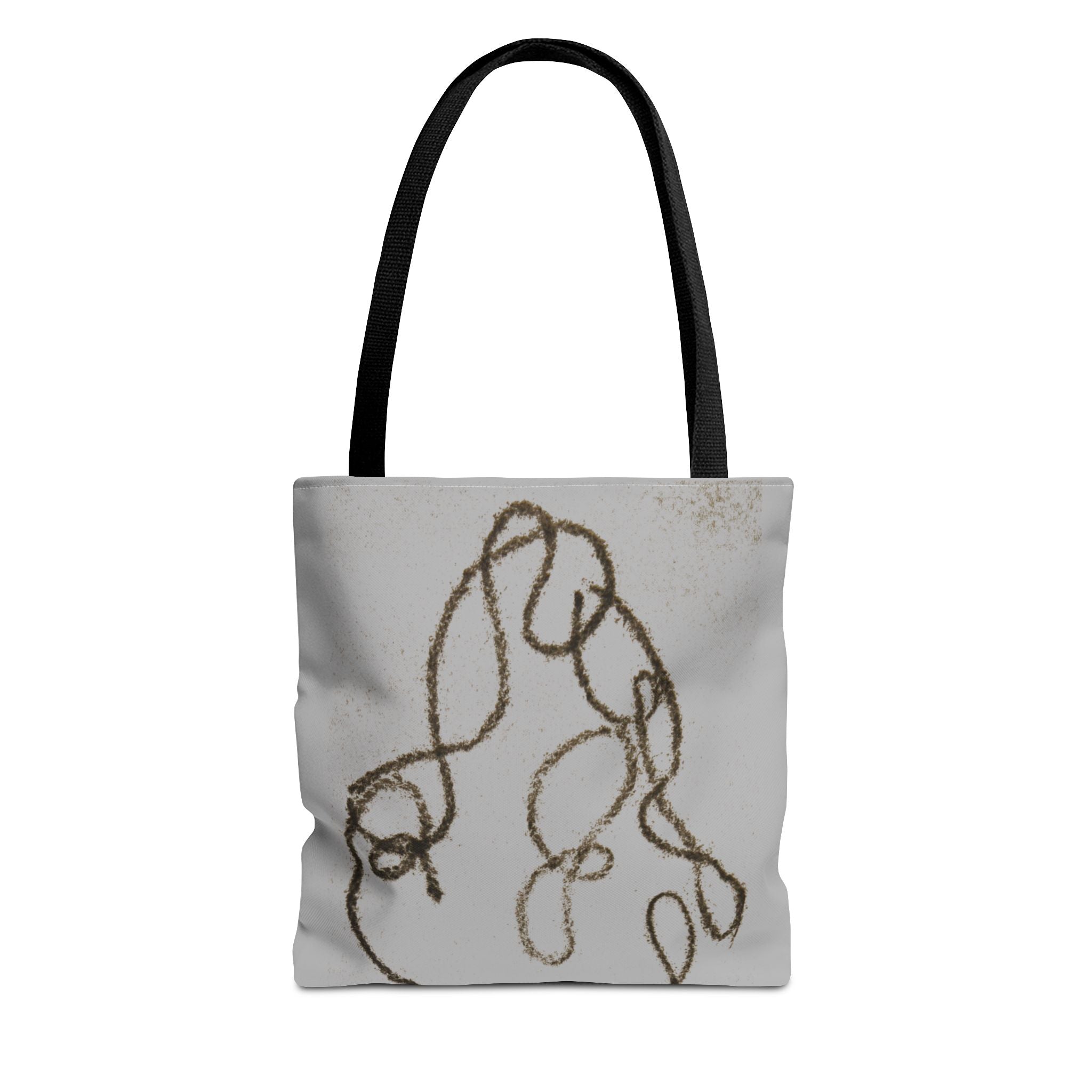 Tote Bag — Minimal Line Art Rope Sketch Tote