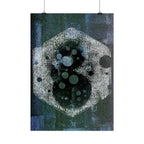 Abstracte geometrische poster — verticale kunstprint 