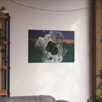 Abstract Grainy Landscape Poster — Matte Horizontal Art Print