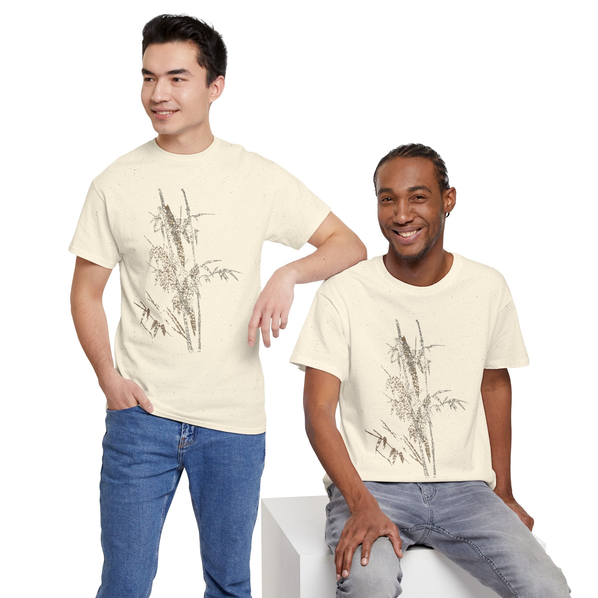 Botanical Meadow Tee — Minimal Wildflower Graphic T-Shirt