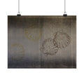 Seashell Matte Poster — Vintage Coastal Wall Art