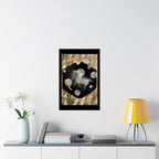 Matte Poster — Abstract Cosmic Hexagon Art Print