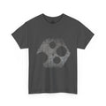Hexagon Circles Graphic Tee — Digital Manual Print Art
