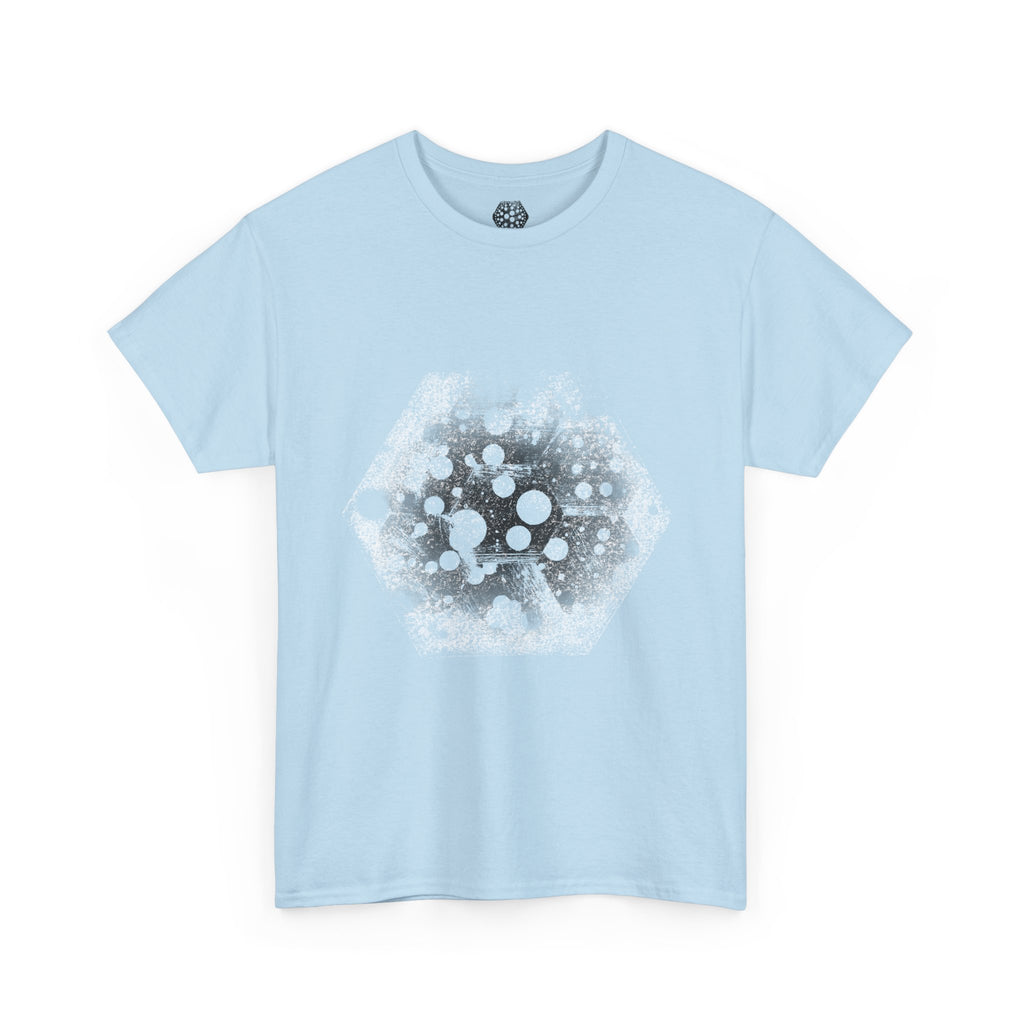 Hex Moon Graphic Tee Design Hex28 — Distressed Space Cheese Vintage Astronomy T-Shirt