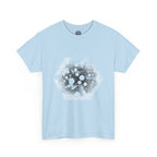 Hex Moon Graphic Tee Design Hex28 — Distressed Space Cheese Vintage Astronomy T-Shirt