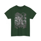 Hex Moon Graphic Tee — Distressed Space Cheese Vintage Astronomy T-Shirt