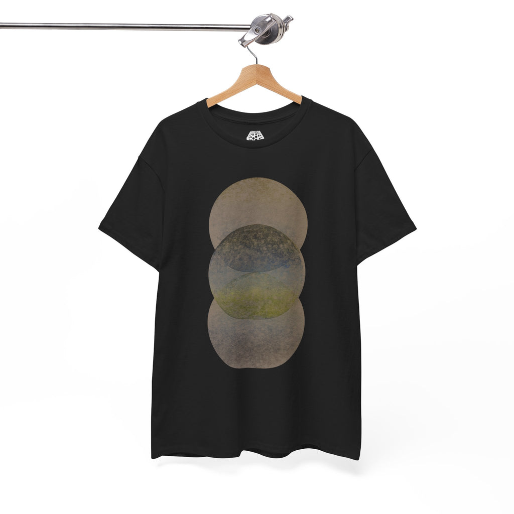 Abstract Moon Phase T‑Shirt — Minimalist Celestial Graphic Tee