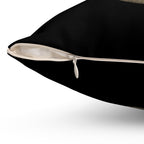 Minimalistisch rond kussen in aardetinten — Modern geometrisch accentkussen 