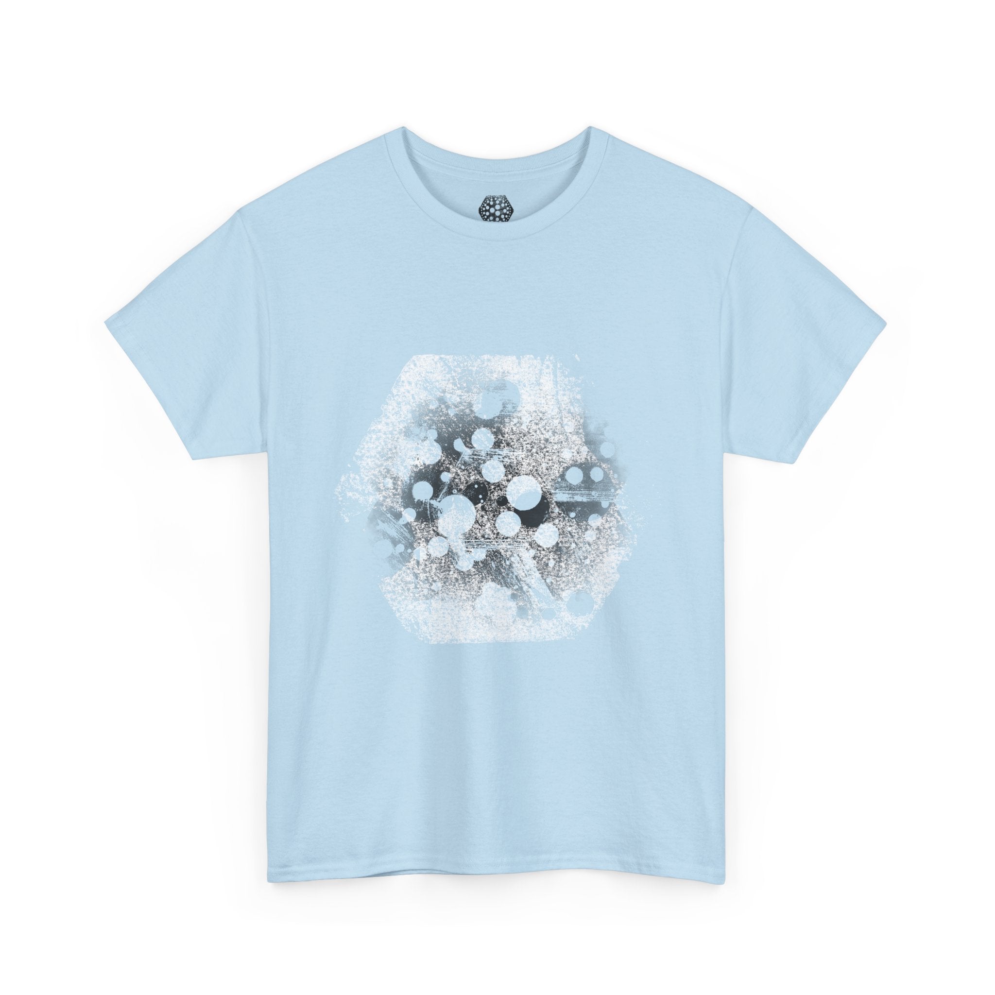 Hex Moon Graphic Tee — Distressed Space Cheese Vintage Astronomy T-Shirt