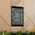 Abstract Geometric Hex Pattern Matte Poster