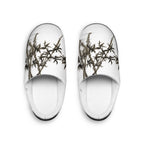 Bamboo Brushstroke Women's Indoor Slippers — Cozy Asian-Inspired House Shoes