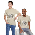 Hex Moon Graphic Tee Design Hex25 — Distressed Space Cheese Vintage Astronomy T-Shirt