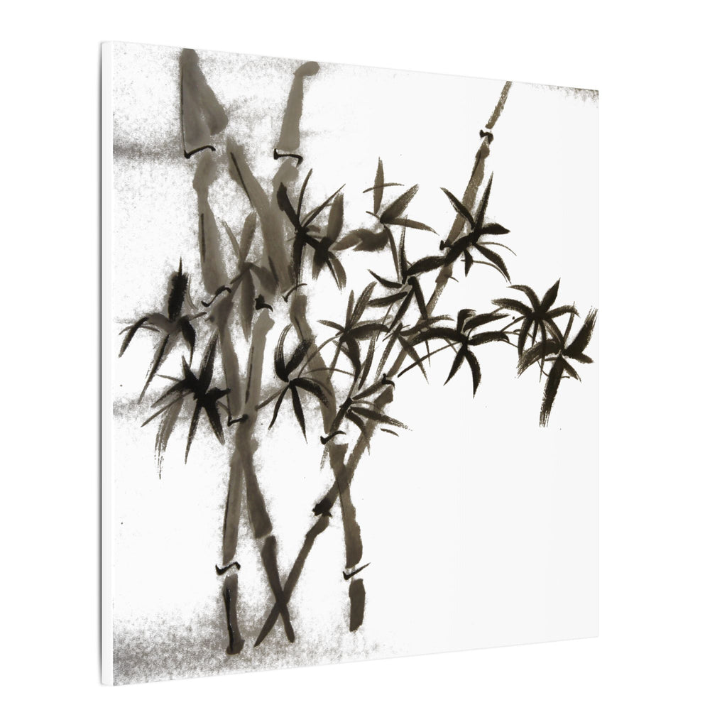 Bamboo Ink Painting Canvas