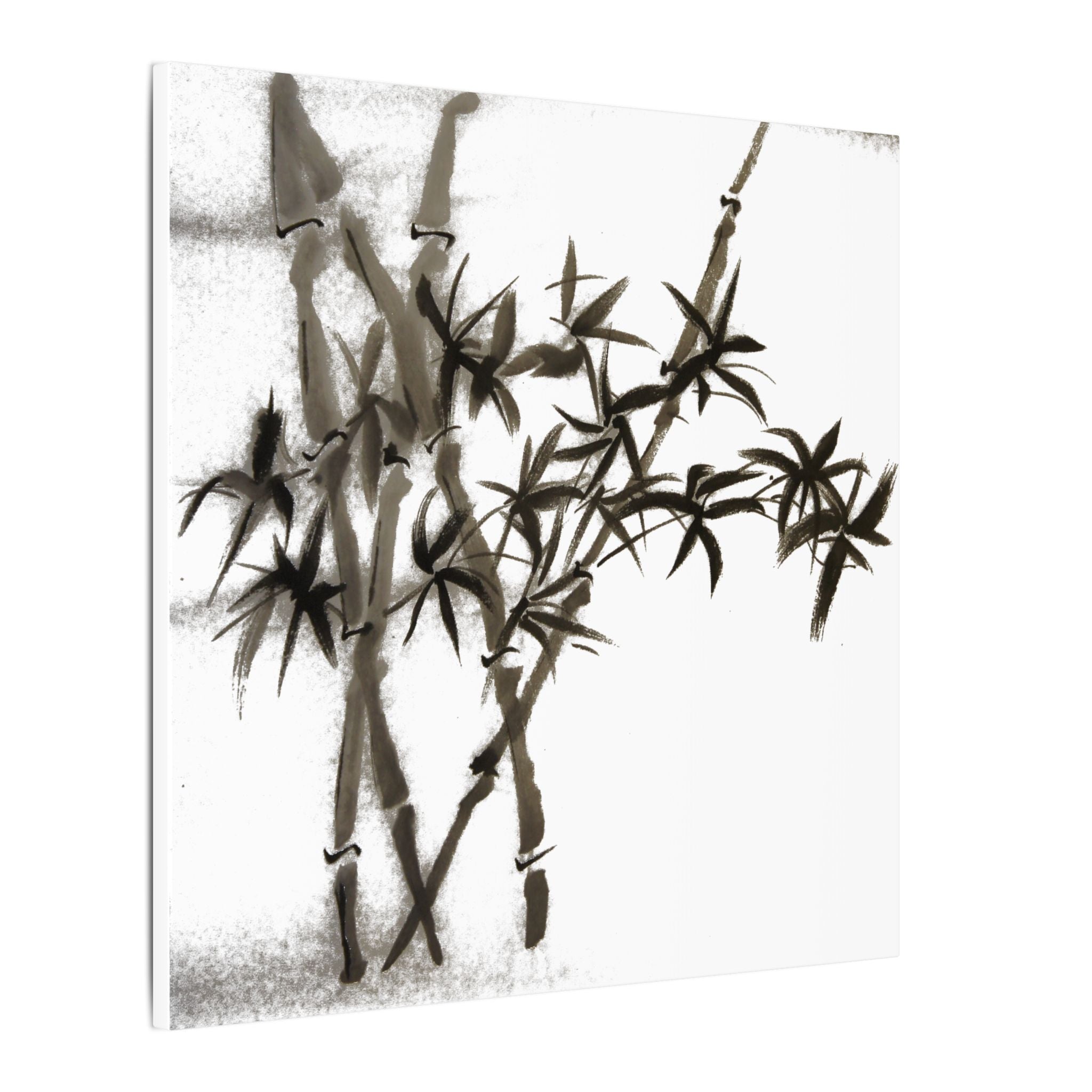 Bamboo Ink Painting Canvas