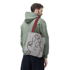 Tote Bag — Minimal Line Art Rope Sketch Tote