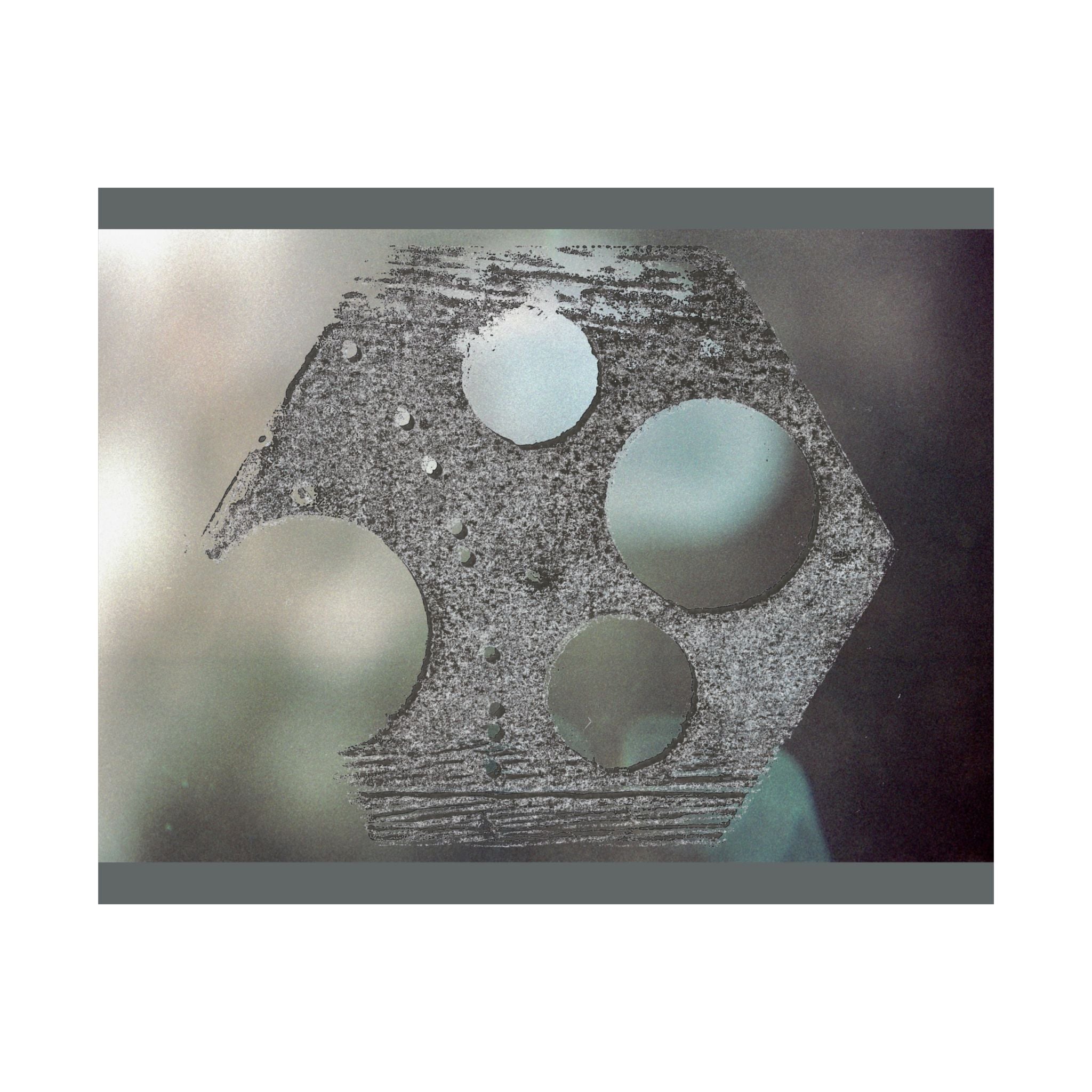 Abstract Geometric Texture Poster Matte Horizontal Poster | Modern Wall Art