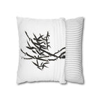 Bamboo Ink Sumi‑Style Square Pillowcase