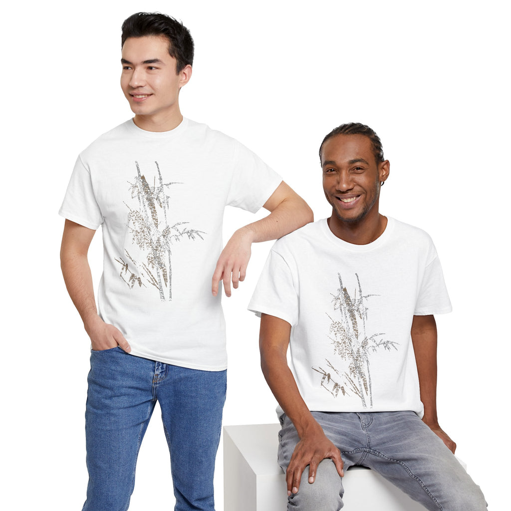 Botanical Meadow Tee — Minimal Wildflower Graphic T-Shirt