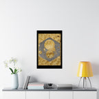 Industrial Metal Plate on Plywood Poster | Matte Vertical Poster