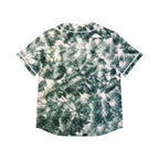 Tie-Dye Fern Baseball Jersey — Women's Relaxed AOP Button-Up