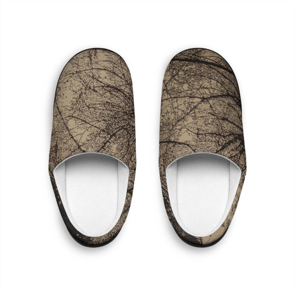 Cozy Tree-Branch Pattern Women's Indoor Slippers