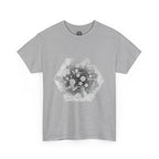 Hex Moon Graphic Tee Design Hex28 — Distressed Space Cheese Vintage Astronomy T-Shirt