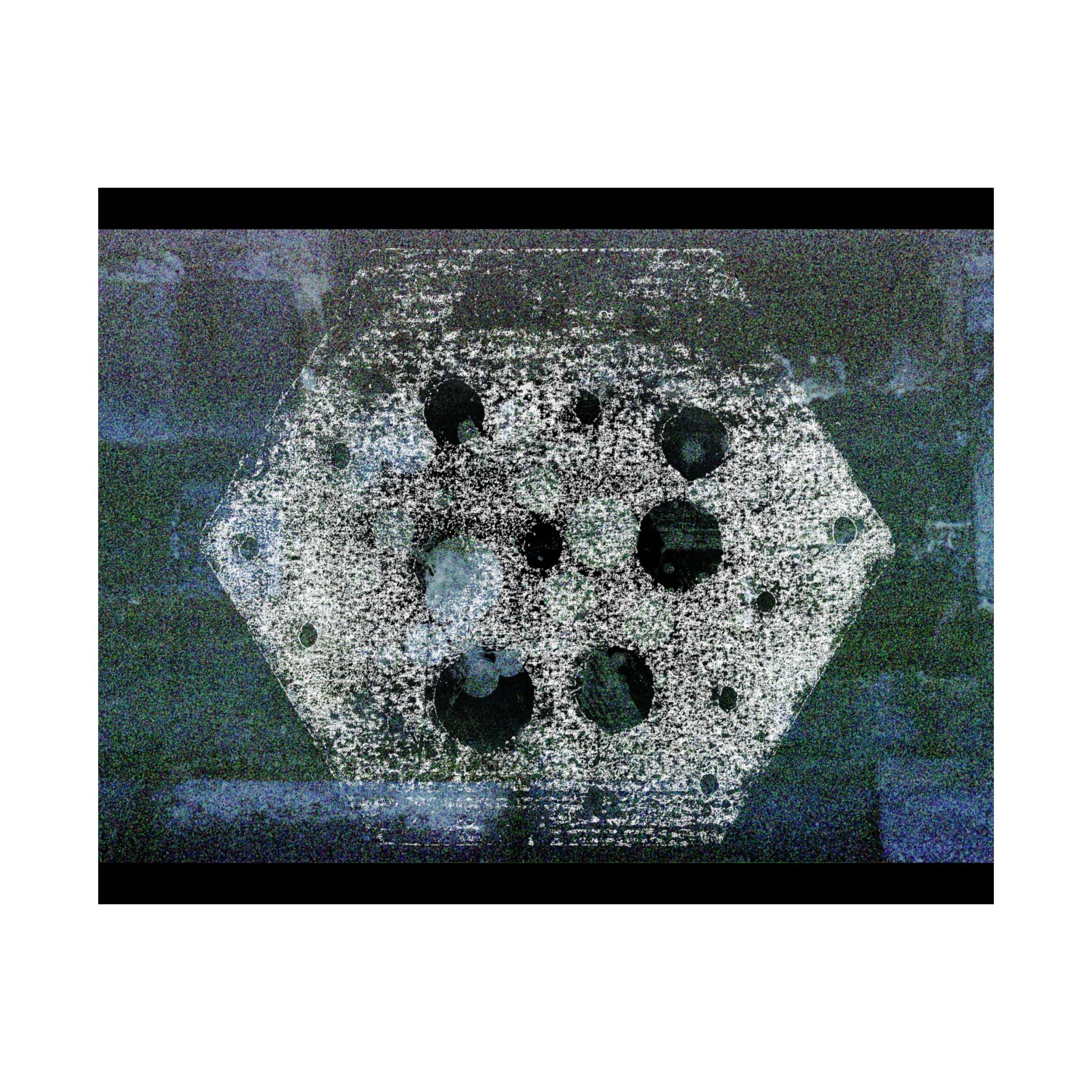 Abstracte maanzeshoek poster — Matte horizontale wanddecoratie 