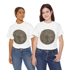 Full Moon Graphic Tee — Minimal Lunar Moonprint T-Shirt
