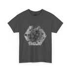 Hex Moon Graphic Tee Design Hex28 — Distressed Space Cheese Vintage Astronomy T-Shirt