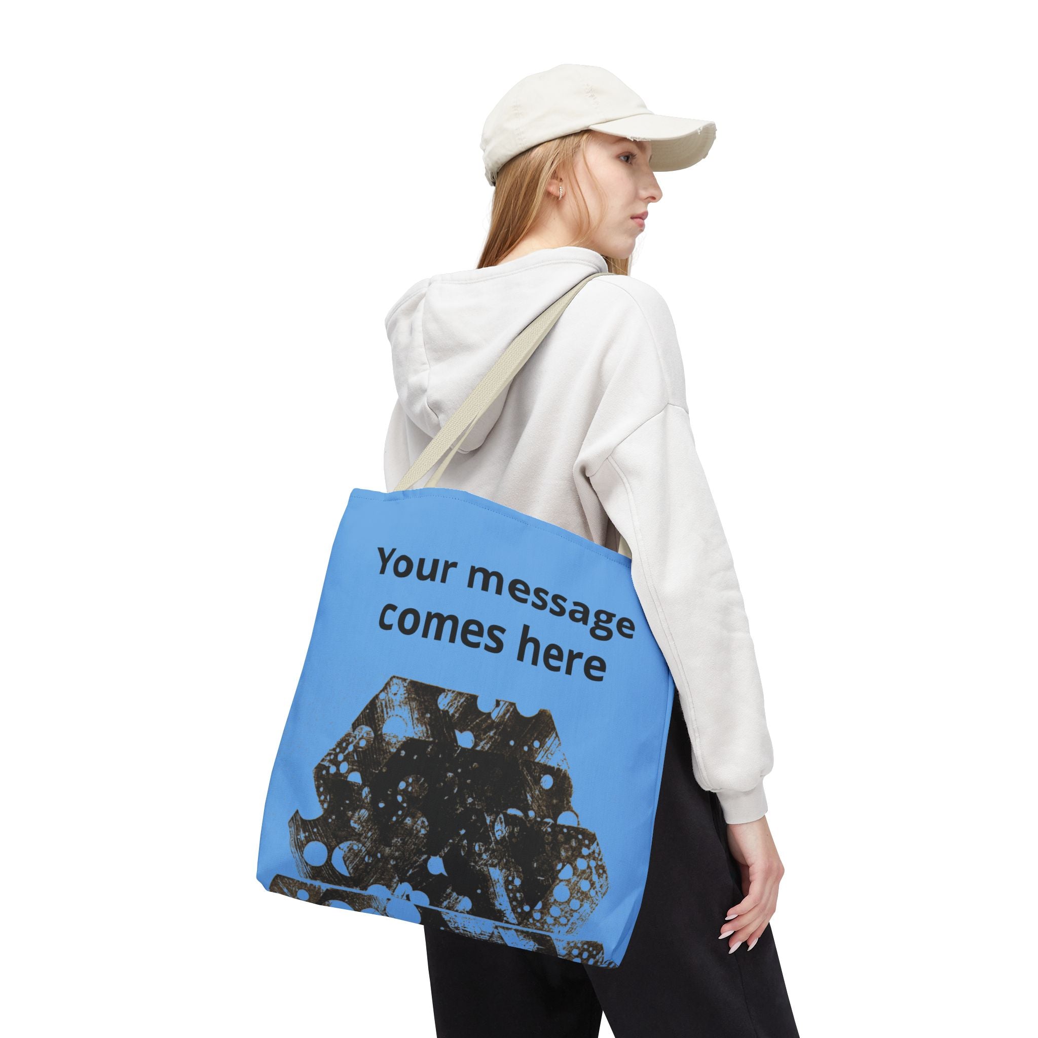 Custom 'Print It Your Way' Graphic Tote Bag — Personalized Reusable Shopper