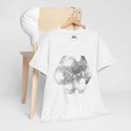 Hex Moon Graphic Tee Design Hex23 — Distressed Space Cheese Vintage Astronomy T-Shirt