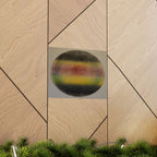 Abstract Rainbow Orb Matte Poster — Minimalist Horizontal Wall Art