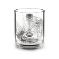 Glass Mug – Minimal Black Tree Silhouette 10oz Coffee Cup