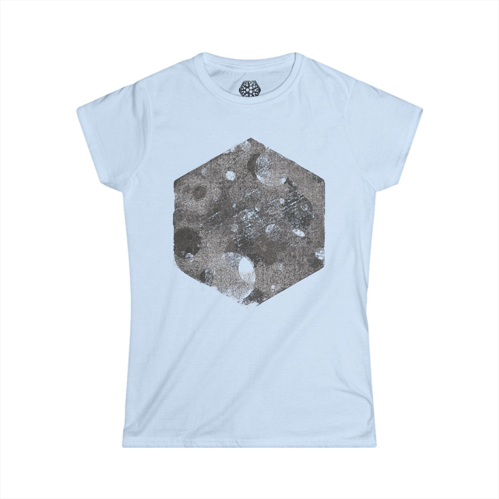 Moon Hex Tee — Vintage Lunar Graphic Women’s T-Shirt