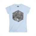 Moon Hex Tee — Vintage Lunar Graphic Women’s T-Shirt