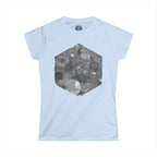 Moon Hex Tee — Vintage Lunar Graphic Women’s T-Shirt