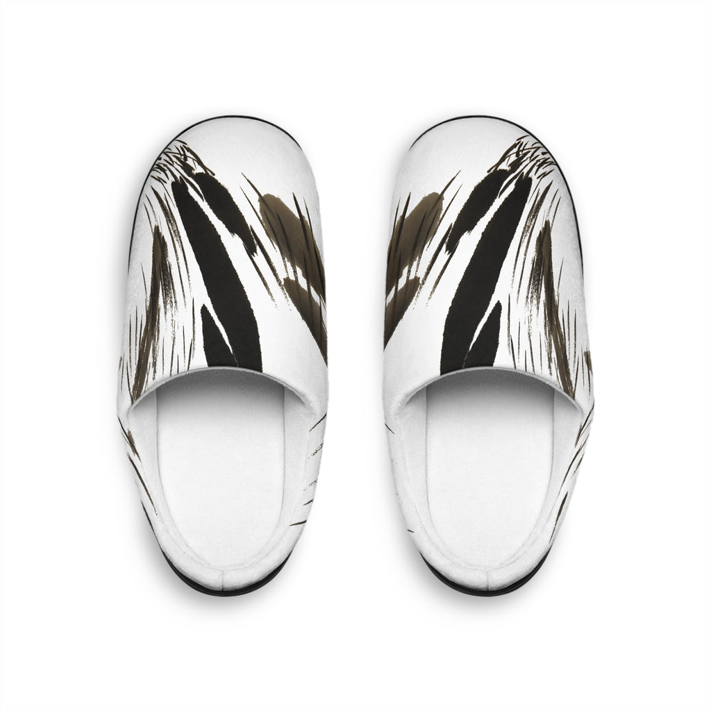 Feather Brushstroke Men's Indoor Slippers