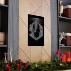 Abstract Hexagon Nightscape poster | Matte Vertical Poster