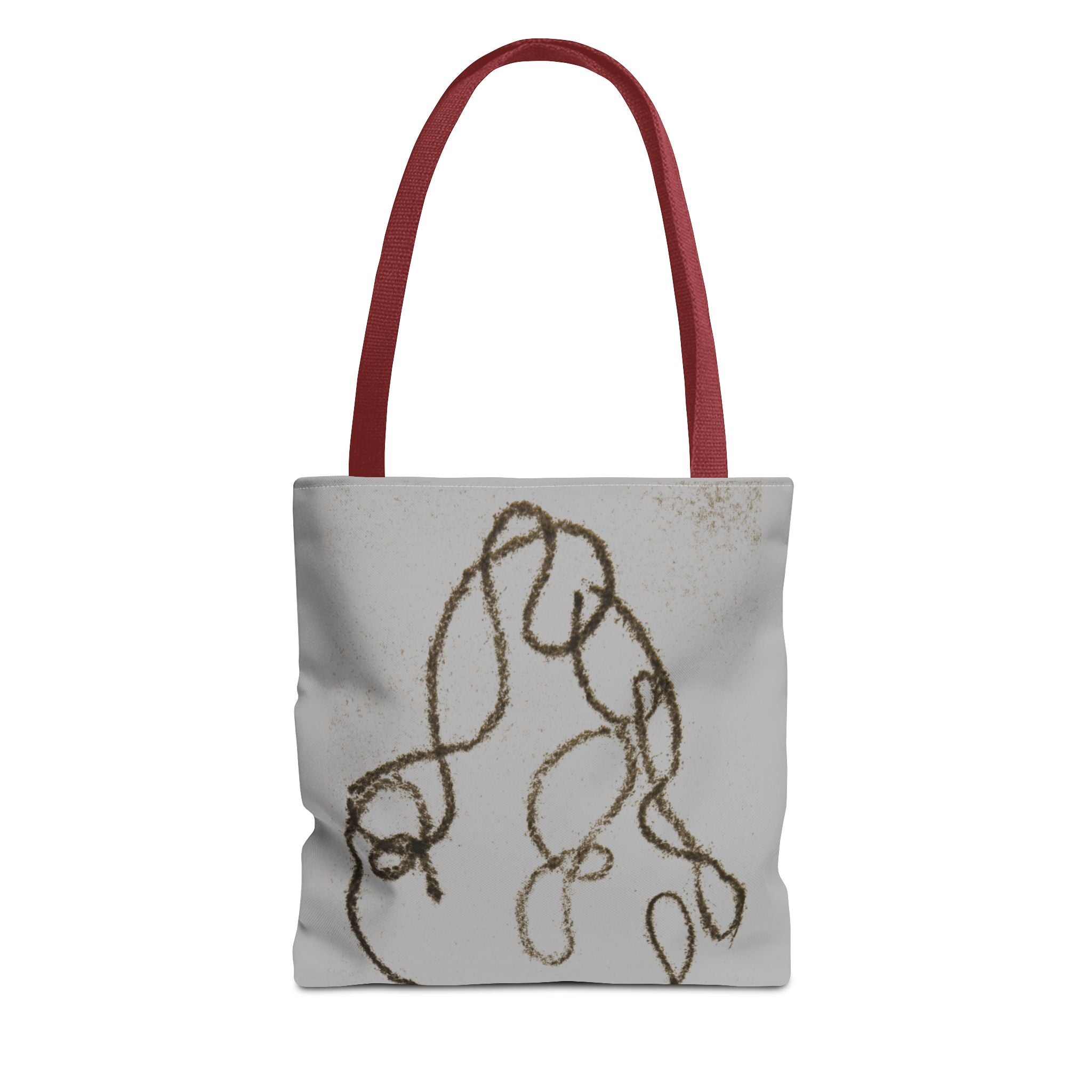 Tote Bag — Minimal Line Art Rope Sketch Tote