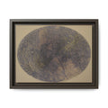 Abstract Botanical Circle Matte Canvas Framed Art - no 42