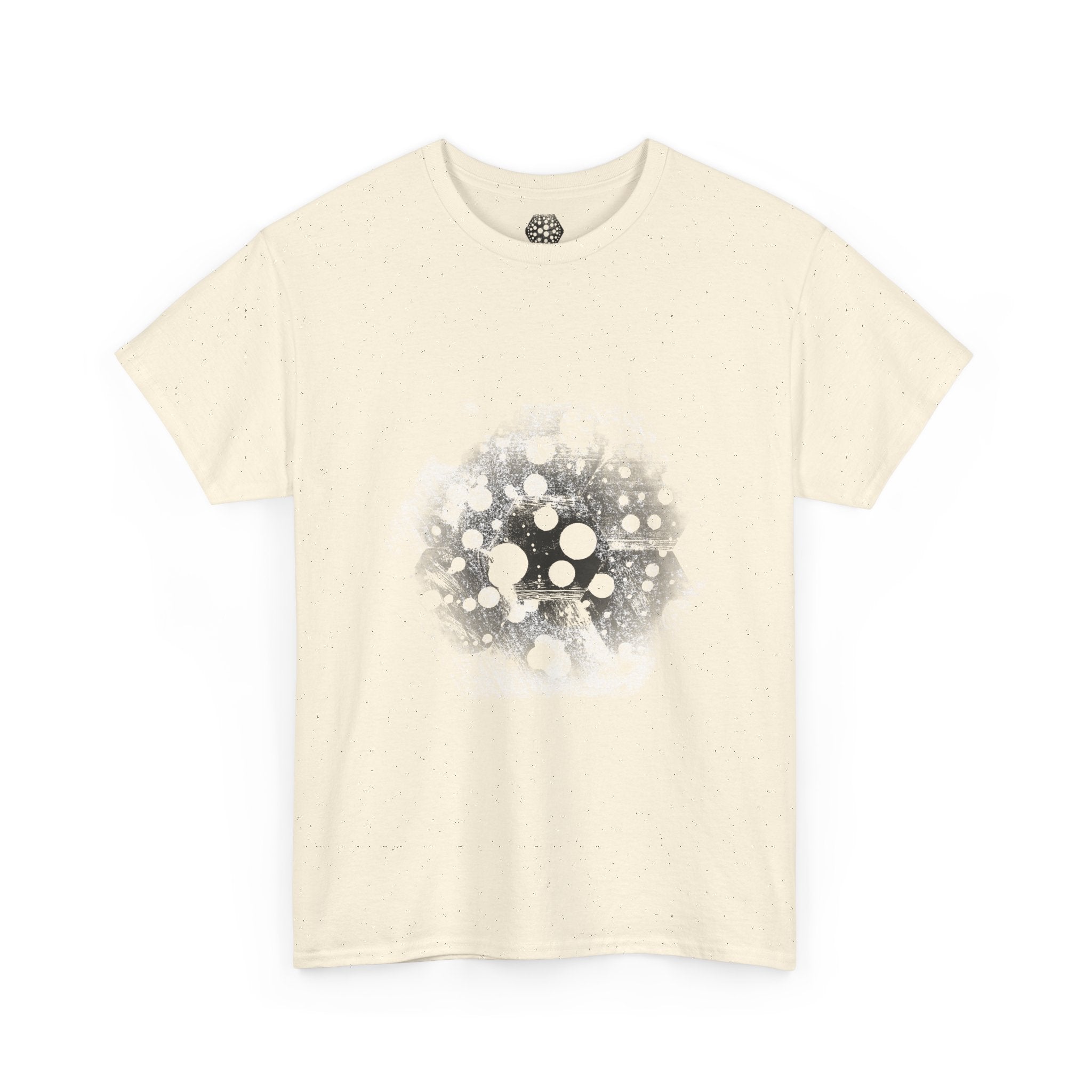 Hex Moon Graphic Tee — Distressed Space Cheese Vintage Astronomy T-Shirt