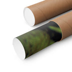 Abstract Green Geometry Matte Poster — Horizontal Wall Art