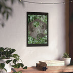 Botanical Moon Poster — Matte Vertical Art Print