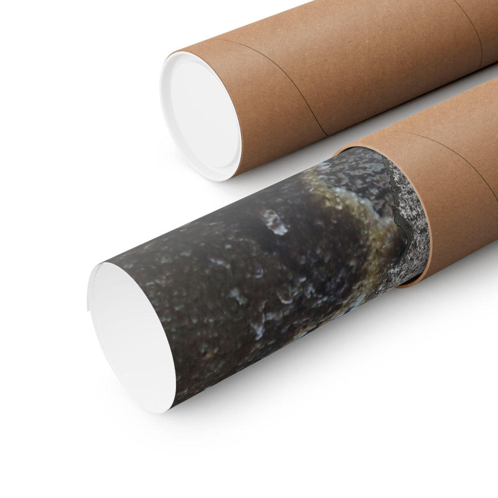 Abstracte grunge matte poster — Donkere textuur horizontale muurdecoratie 